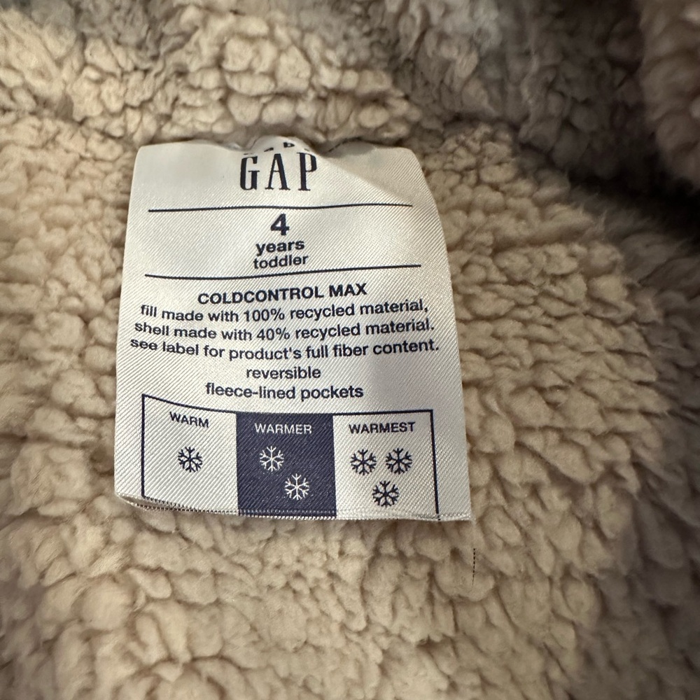 GAP Kids Pink Puffer Jacket - Picture 5 of 6